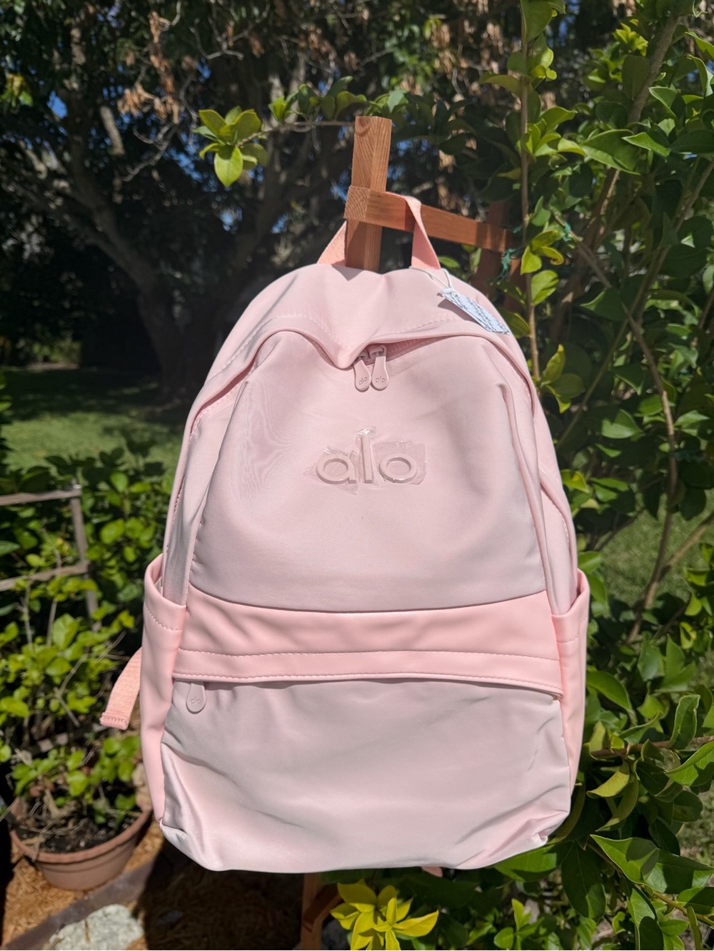 ALO Yoga Blush Pink Everyday Backpack - Picture 6 of 14